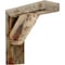 Ekena Millwork 3 1/2"W x 12"D x 12"H Vintage Farmhouse Bracket, Barnwood Decor Collection, Natural Barnwood BKTB03X12X12TRUF - alternate 1